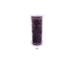 Stikliniai apvalūs karoliukai (biseris) Nr. 6/0 RainBow® plastikinėje tūbelėje 25 g, spalva 16