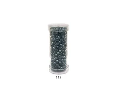 Stikliniai apvalūs karoliukai (biseris) Nr. 6/0 RainBow® plastikinėje tūbelėje 25 g, spalva 112