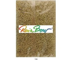 Stikliniai apvalūs karoliukai (biseris) Nr. 6/0 RainBow® 500g, spalva 134