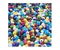 Stikliniai apvaūsi karoliukai (biseris) 6/0 RainBow® 10 g, spalva D3
