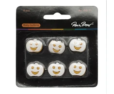 Vaikiškos sagos RainBow® RB-31 Moliūgas 18mm, 6vnt.