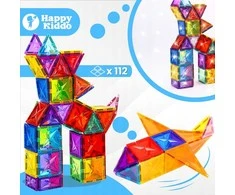Magnetinės kaladėlės 3D – 112 detalių rinkinys