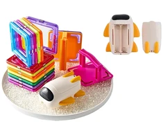 Magnetinis konstruktorius Lean Toys, 29 dalys, Dangaus takas