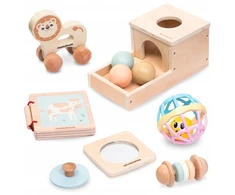 Mamabrum Montessori žaislų rinkinys kūdikiui 7–12 mėn., MAM183 EDU TOY