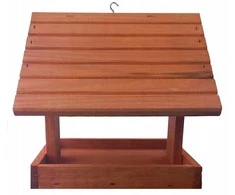 Medinė paukščių lesyklėlė 24cm