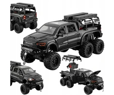 Metalinis Dodge Ram 1000 Mammoth pikapo modelis 1:24 su LED ir garsais