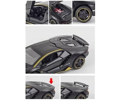 Metalinis Lamborghini LP770-4 modelis 1:32 su LED šviesomis ir garsais