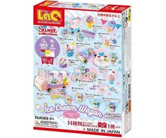 Konstruktorius LaQ „Sweet Collection Ice Kreminis Wagon”