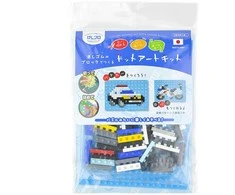 Karpomas Iwako kūrybinis mozaikų rinkinys "KESHI-BLO Dot Art Kit - Patrol Car", ER-GLB713