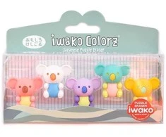 IWAKO trintukų- dėlionių rinkinys "Colorz Koala" ER-GLB010