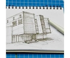 Marvy Uchida Grafiniai rašikliai eskizams Marvy For Drawing, #4600B-6BX rudų atspalvių. 6 vnt