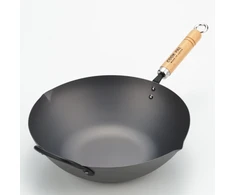 Japoniška plieninė WOK keptuvė „YOSHIKAWA“, Ø30 cm YH9917
