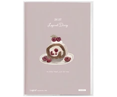 Japoniškas darbo kalendorius 2027 "Logical Diary" B6, sweets style NSV-B602H-27P