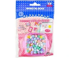 Iwako kūrybinis mozaikų rinkinys „KESHI-BLO Mini Magnet-Rožinė”, ER-GLB415