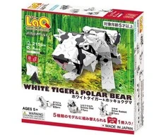 Konstruktorius LaQ „Animal World Baltas Tiger and Polar Bear”