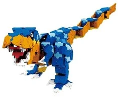 Konstruktorius LaQ „Dinosaur World Dino Kingdom”
