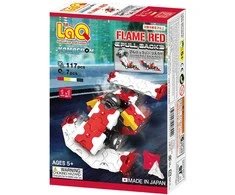Konstruktorius LaQ „Hamacron Constructor Flame Red” / 117 detalių