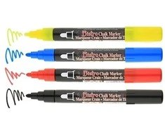 Marvy Uchida Kreidiniai markeriai Marvy Bistro Chalk Marker #480-4P 4vnt.