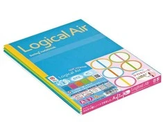 Lengvi sąsiuviniai „Logical AIR Grid” B5, linijomis (5 vnt.) B546A-5P/D