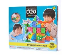 Magnetinis konstruktorius "Pythagoras", su interaktyviais dinozaurais