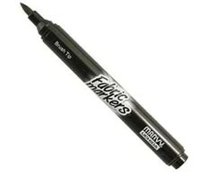 Markeriai tekstilei teptukiniu galiuku Marvy Fabric Marker #530-6D Brilliant, 6 vnt.