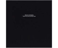Nuotraukų albumas "album de favine", juodas H-LD-191-D