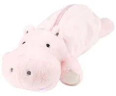 Pliušinis penalas „Hippopotamus series”, rožinis HPP-PCN01-P