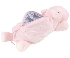 Pliušinis penalas „Hippopotamus series”, rožinis HPP-PCN01-P