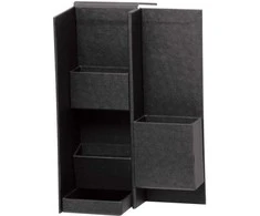Raštinės priemonių dėklas "LIFESTYLE TOOL", juodas S LST-B01-BK