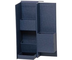 Raštinės priemonių dėklas "LIFESTYLE TOOL", mėlynas S LST-B01-NV