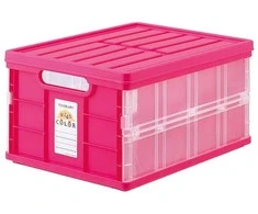 Sulankstoma daiktadėžė su dangčiu „Therapy Kids Color” rožinė CFC-TC-501KP