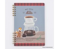 Užrašinė „drip coffee Kalita“ B6, langeliais 5 mm, NW-B610-1