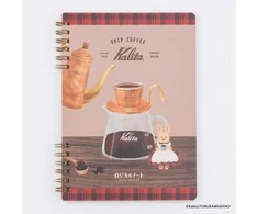 Užrašinė „drip coffee Kalita“ B6, langeliais 5 mm, NW-B610-3