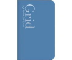 Vietname Nakabayashi Coltd Užrašų knygelė "Logical Prime Grid Slim" A6, langeliais 2,5 mm-melsva pastelinė NA601-8