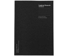 Užrašų knygelė „Logical Search Notebook“ A5, linija 6mm-juoda A511-191B-BK