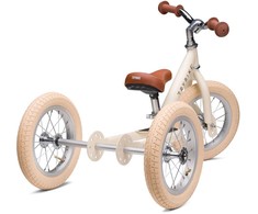 Balansinis dviratukas - triratukas Trybike 2-in-1, kreminis (Nemokamas pristatymas)