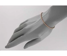 Auksinė apyrankė "Rope" Brasco 9503