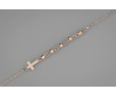 Auksinė apyrankė su cirkoniu Brasco 54007