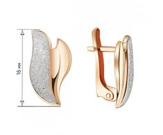 Auksiniai auskarai Brasco 65012