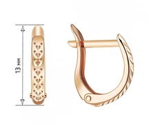 Auksiniai auskarai Brasco 65037