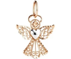 Auksinis pakabukas "Angelas" Brasco 54296