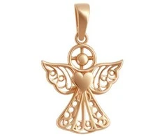 Auksinis pakabukas "Angelas" Brasco 58227
