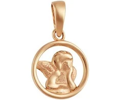 Auksinis pakabukas "Angelas" Brasco 58290