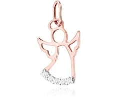 Auksinis pakabukas su briliantais "Angelas" Brasco 58611