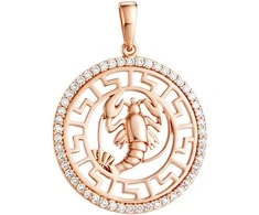 Auksinis pakabukas su cirkoniais "Vėžys" Brasco 62403