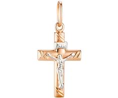 Auksinis stačiatikių kryželis Brasco 55245