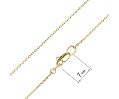 Geltono aukso grandinėlė "Anchor" Brasco 65123