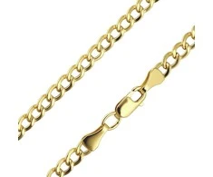Geltono aukso grandinėlė "Curb" Brasco 63298