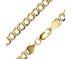 Geltono aukso grandinėlė "Curb" Brasco 63306
