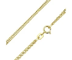 Geltono aukso grandinėlė "Double Curb" Brasco 63292